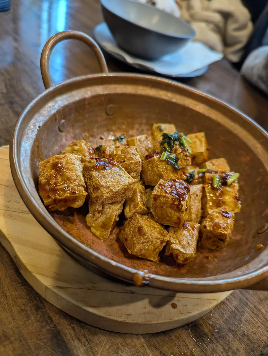 street style fried tofu 昆明夜市炸豆腐